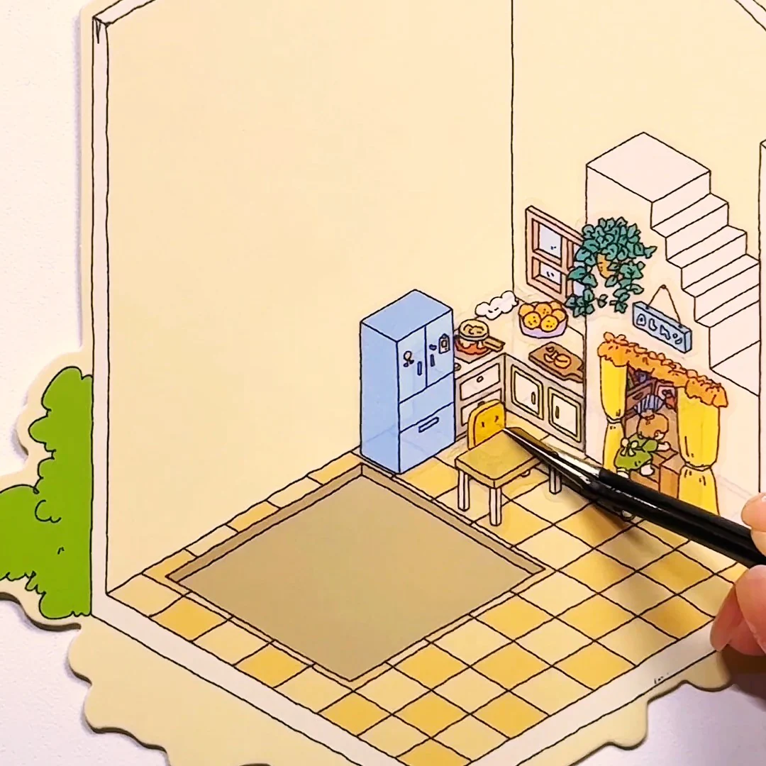 Descasque, posicione e construa sua cena